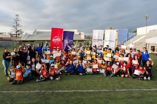 Fútbol como herramienta de integración en Lima para más de 100 jóvenes