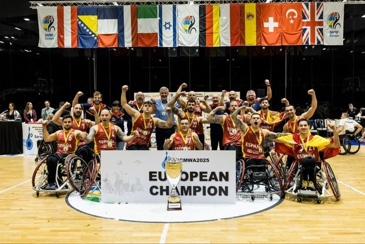 España logra oro masculino y bronce femenino en el Europeo de Baloncesto en Silla de Ruedas