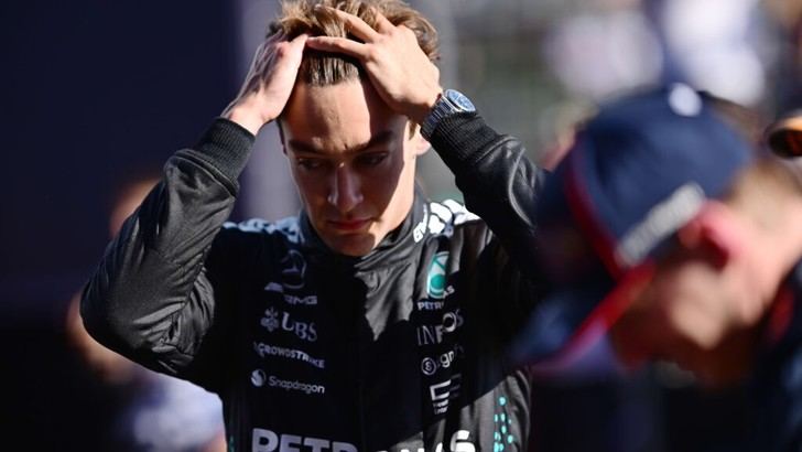 Russell lamenta el 'peor día' de Mercedes tras un Gran Premio de Imola desastroso