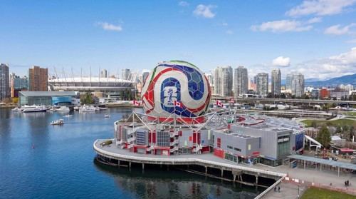Science World de Vancouver se transformará en el balón oficial del Mundial 2026