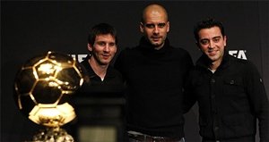 Leo Messi, tres veces dorado
