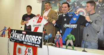 MARVEL patrocinará al Rayo Vallecano durante los próximos 3 partidos de Liga